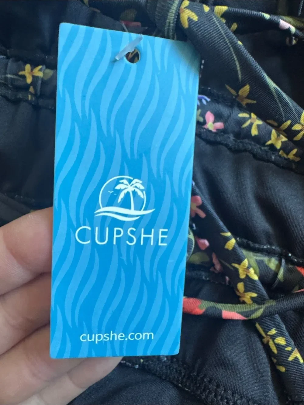 NWT Cupshe Floral One-Piece Swimsuit